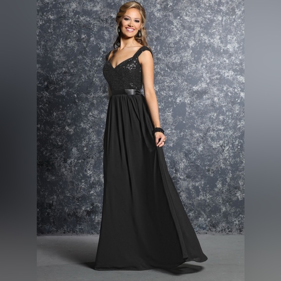 DA VINCI COCKTAIL PROM BRIDESMAIDS FORMAL DRESS BALL GOWN Size:16W Color:Blush - Picture 6 of 12